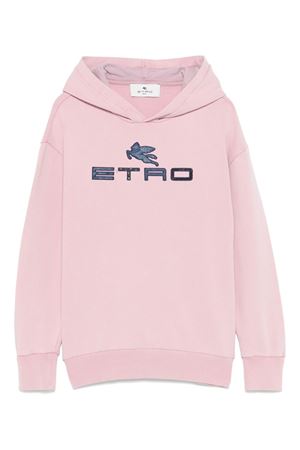 pink cotton hoodie ETRO KIDS | GW4P60Z2906500